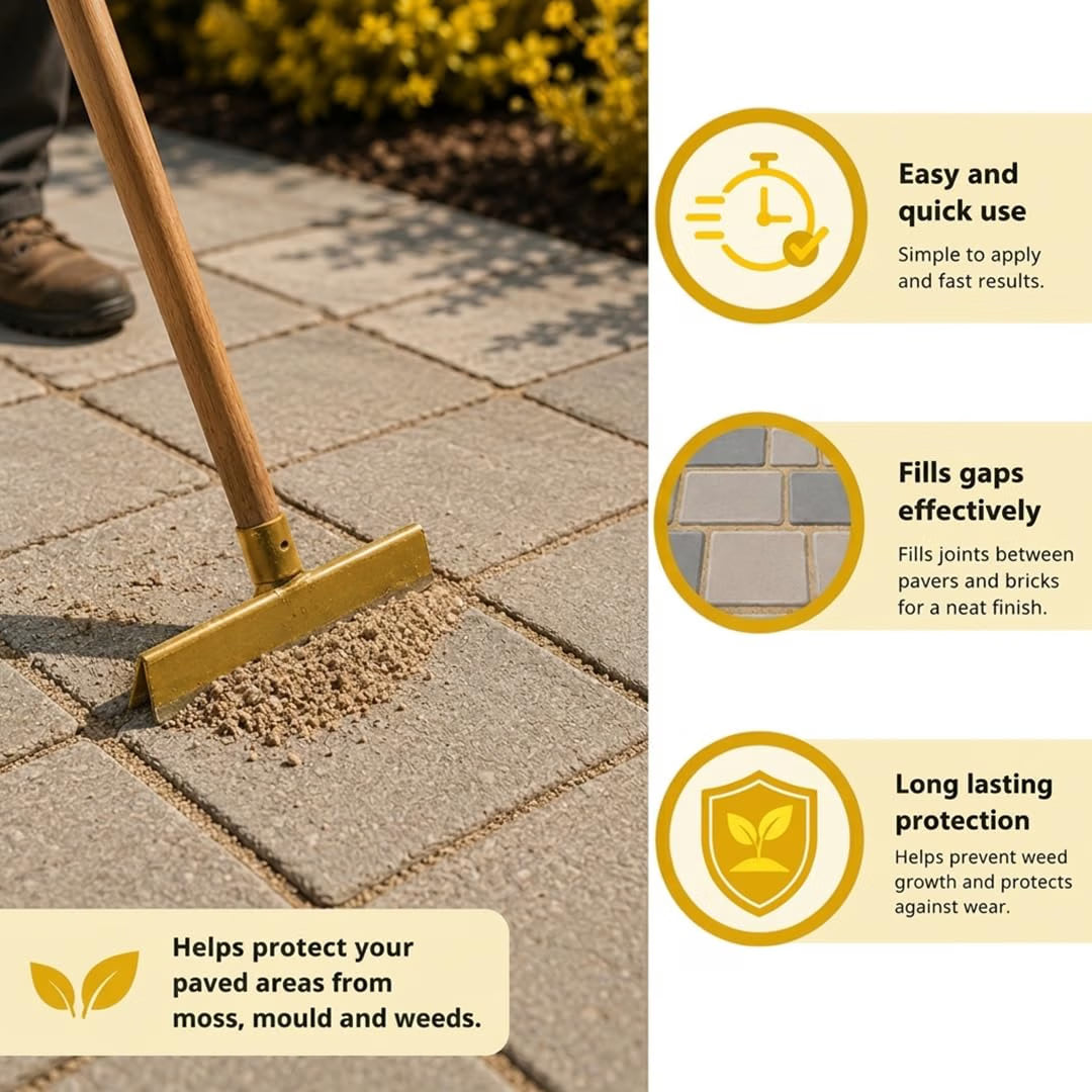 Shamrock Dynamics Kiln Dried Silica Paving Sand – Jointing Sand for Block Paving & Patios