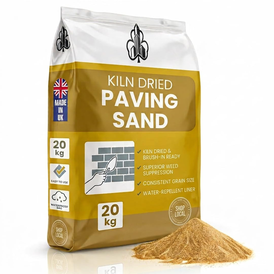 Shamrock Dynamics Kiln Dried Silica Paving Sand – Jointing Sand for Block Paving & Patios
