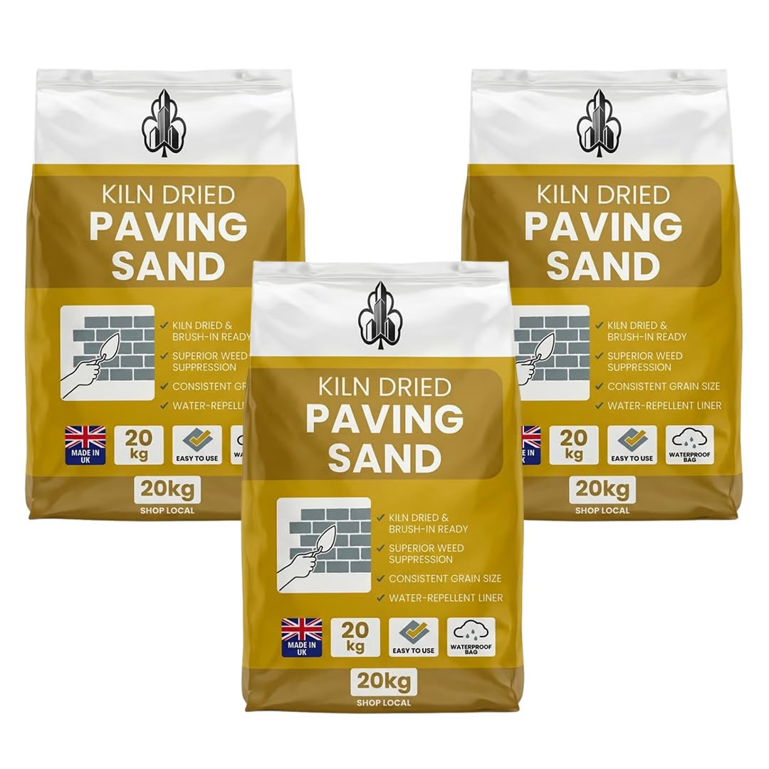 Shamrock Dynamics Kiln Dried Silica Paving Sand – Jointing Sand for Block Paving & Patios