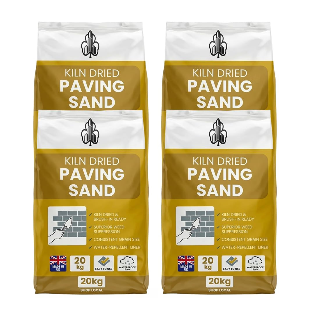 Shamrock Dynamics Kiln Dried Silica Paving Sand – Jointing Sand for Block Paving & Patios